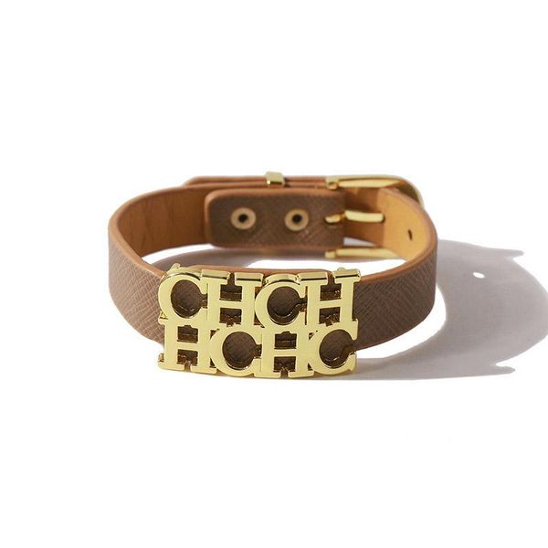 bangle brand stainless steel letter style charm 9 colors pu leather gold bracelet&bracelets for women, Black
bangle brand stainless steel letter style charm 9 colors pu leather gold bracelet&bracelets for women, Black