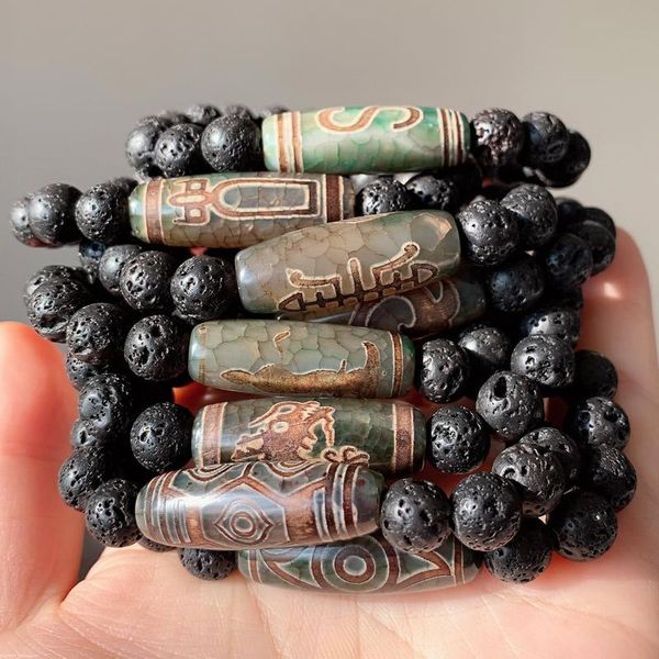 natural stone bracelet fengshui ruyi dragon eyes agat charm black lava strand tibetan dzi reiki healing male women bracelets, Golden;silver
natural stone bracelet fengshui ruyi dragon eyes agat charm black lava strand tibetan dzi reiki healing male women bracelets, Golden;silver