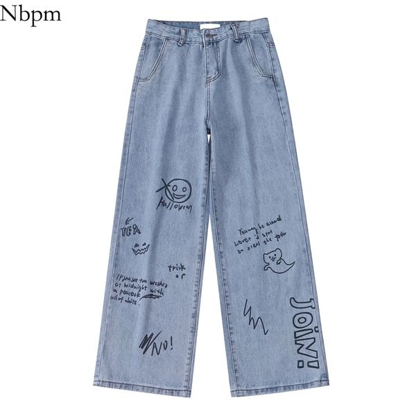 nm fashion embroidery cartoon graffiti women's cute jeans wide leg woman high waist baggy streetwear pants trousers 210809, Blue
nm fashion embroidery cartoon graffiti women's cute jeans wide leg woman high waist baggy streetwear pants trousers 210809, Blue