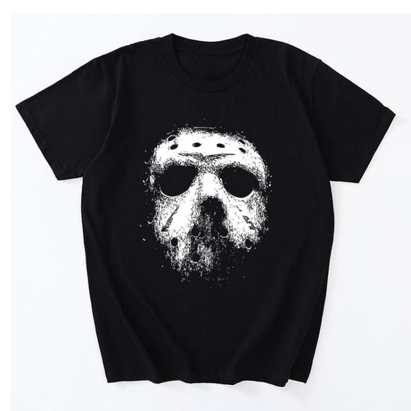 men's t-shirts jason voorhees hockey mask t shirt casual cotton tee loose comfortable clothes gift, White;black
men's t-shirts jason voorhees hockey mask t shirt casual cotton tee loose comfortable clothes gift, White;black