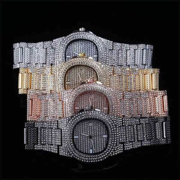 fashion brand iced out diamond quartz gold hip hop es with micropave cz stainless steel watch clock relogio, Slivery;brown
fashion brand iced out diamond quartz gold hip hop es with micropave cz stainless steel watch clock relogio, Slivery;brown