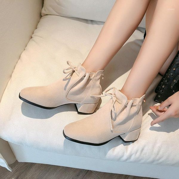 boots autumn winter casual women zip mid heel ladies ankle bow lace-up shoes booties1, Black
boots autumn winter casual women zip mid heel ladies ankle bow lace-up shoes booties1, Black