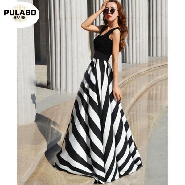 casual dresses summer elegant maxi dress women sleeveless striped long beach female plus size tunic bodycon robe femme, Black;gray
casual dresses summer elegant maxi dress women sleeveless striped long beach female plus size tunic bodycon robe femme, Black;gray