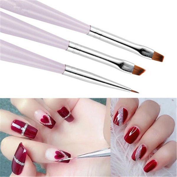 nail brushes 3pcs manicure set for art painting dotting design brush kit gel varnishes tools, Yellow
nail brushes 3pcs manicure set for art painting dotting design brush kit gel varnishes tools, Yellow