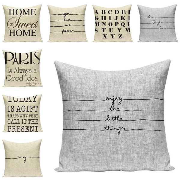 cushion/decorative pillow letter print cushion cover decorative case sofa throw pillowcase car seat accessories sweet home textile decor 45x
cushion/decorative pillow letter print cushion cover decorative case sofa throw pillowcase car seat accessories sweet home textile decor 45x