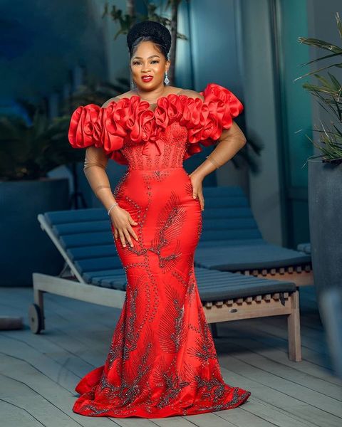 2022 plus size arabic aso ebi red luxurious mermaid prom dresses beaded crystals evening formal party second reception gowns dress zj443, Black
2022 plus size arabic aso ebi red luxurious mermaid prom dresses beaded crystals evening formal party second reception gowns dress zj443, Black