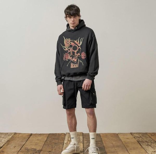 men's hoodies & sweatshirts heavy fabric represent rose skeleton graghic print hoodie men women high-quality pullovers vintage oversize, Black
men's hoodies & sweatshirts heavy fabric represent rose skeleton graghic print hoodie men women high-quality pullovers vintage oversize, Black