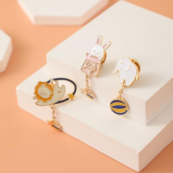 pins, brooches lion collect enamel brooch like cartoon elephant a girl lapel pin badges gifts to the children, Gray
pins, brooches lion collect enamel brooch like cartoon elephant a girl lapel pin badges gifts to the children, Gray