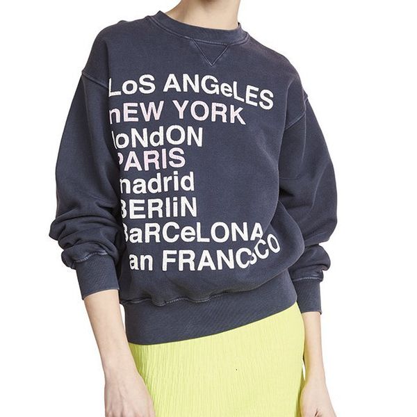 hoodies 2021 autumn and winter old letters casual sweater 3x14, Black