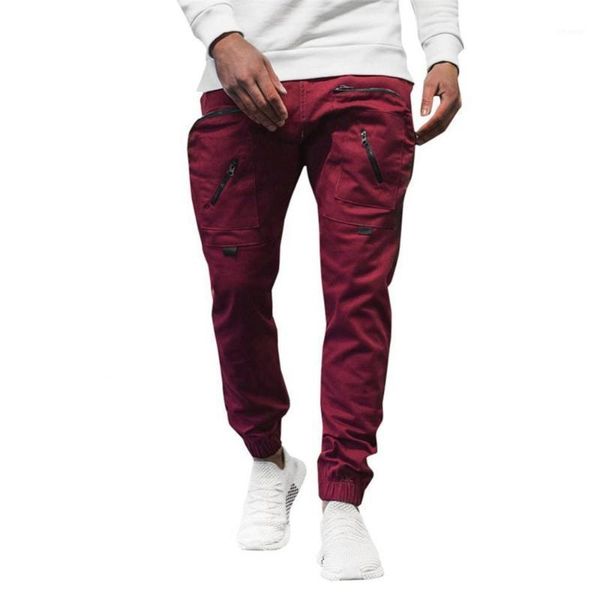 70% men multi-pocket jogger cargo sweatpants ankle tied sportswear pants trousers men's, Black
70% men multi-pocket jogger cargo sweatpants ankle tied sportswear pants trousers men's, Black