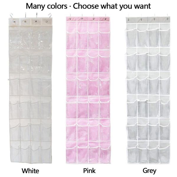 storage boxes & bins 24 pockets shoe organizers rack cupboard over the door behind hanging save space household bag
storage boxes & bins 24 pockets shoe organizers rack cupboard over the door behind hanging save space household bag