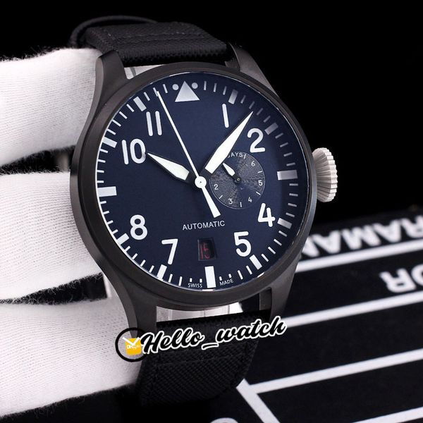 big pilot 46mm iw506101 watches date white mark dial automatic mens watch 7 day power reserve pvd black steel case nylon leather strap sport, Slivery;brown
big pilot 46mm iw506101 watches date white mark dial automatic mens watch 7 day power reserve pvd black steel case nylon leather strap sport, Slivery;brown