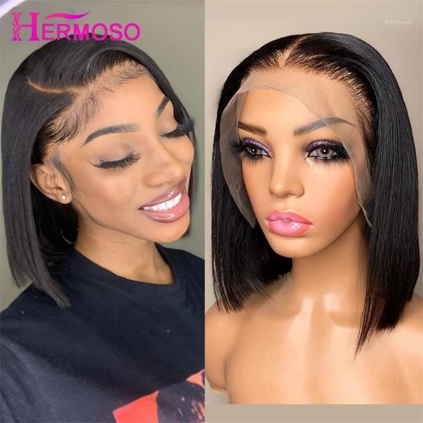 straight short bob 13x4 lace front human hair wigs glueless bone frontal wig 4x4 closure for black women remy1, Black;brown
straight short bob 13x4 lace front human hair wigs glueless bone frontal wig 4x4 closure for black women remy1, Black;brown