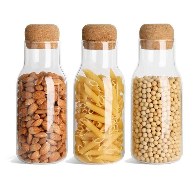 pcs clear storage jar container with airtight cork lid (23oz/700ml), for kitchen tea coffee sugar flour spices bottles & jars
pcs clear storage jar container with airtight cork lid (23oz/700ml), for kitchen tea coffee sugar flour spices bottles & jars