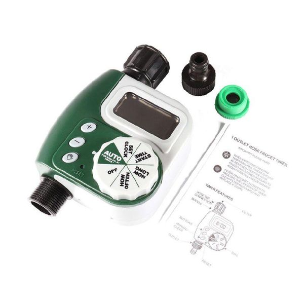 electric garden watering timer programmable single outlet faucet lcd display equipments
electric garden watering timer programmable single outlet faucet lcd display equipments