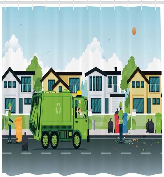 shower curtains garbage truck curtain on the road with houses background men picking trash cloth fabric bathroom decor
shower curtains garbage truck curtain on the road with houses background men picking trash cloth fabric bathroom decor