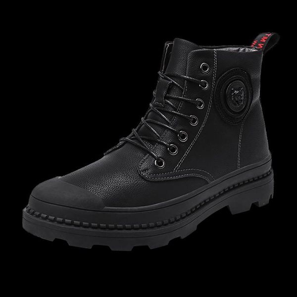 boots brand winter men snow leather man ankle warm fur fashion autumn basic shoes 38-44, Black
boots brand winter men snow leather man ankle warm fur fashion autumn basic shoes 38-44, Black