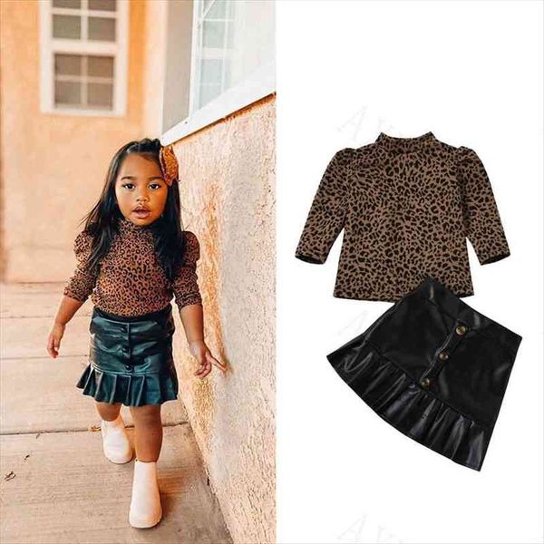 1 5yrs fashion autumn toddler kids girls clothes sets leopard print puff sleeve t shirts ruffles pu leather skirts, White
1 5yrs fashion autumn toddler kids girls clothes sets leopard print puff sleeve t shirts ruffles pu leather skirts, White