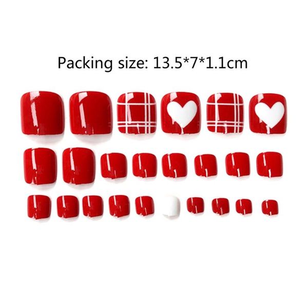 false nails cool black red toenail tips girl lady cartoon full cover glue self adhesive fake art for girls au19 21, Red;gold
false nails cool black red toenail tips girl lady cartoon full cover glue self adhesive fake art for girls au19 21, Red;gold