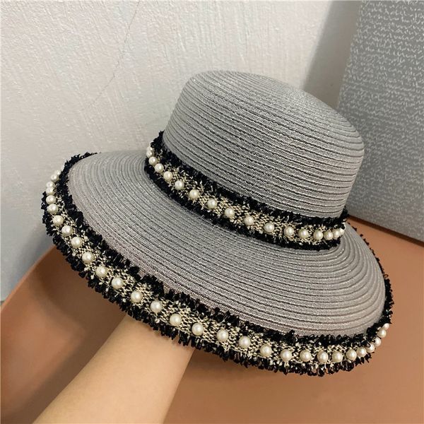 women's hat black lace lampshade tassel pearl edge fisherman's standard mesh big eaves straw hat, Yellow
women's hat black lace lampshade tassel pearl edge fisherman's standard mesh big eaves straw hat, Yellow