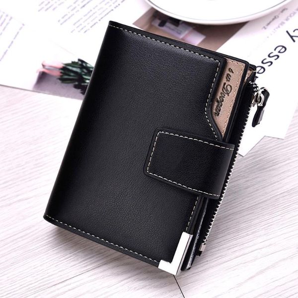 men's fashion tower buckle business wallet solid color multi-card wallet leather short id card change bill card case#g30, Red;black
men's fashion tower buckle business wallet solid color multi-card wallet leather short id card change bill card case#g30, Red;black
