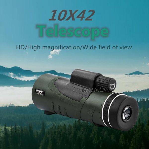 telescope & binoculars 10x42 hd powerful monocular optical mini suitable for hunting sports outdoor camping travel
telescope & binoculars 10x42 hd powerful monocular optical mini suitable for hunting sports outdoor camping travel