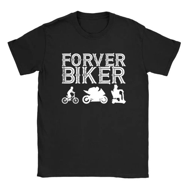 forever biker mens t-shirt motorcycle rider funny joke gift present, White;black
forever biker mens t-shirt motorcycle rider funny joke gift present, White;black