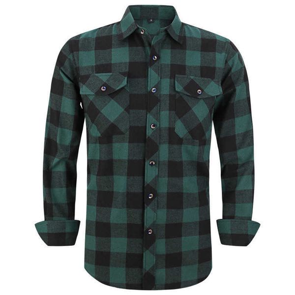 men's plaid flannel shirt spring autumn male regular fit casual long-sleeved shirts for (usa size s l xl 2xl) 210628, White;black
men's plaid flannel shirt spring autumn male regular fit casual long-sleeved shirts for (usa size s l xl 2xl) 210628, White;black