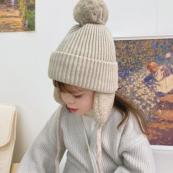 caps & hats winter kids hat with plush ear flap knitting thick beanie cap rib cuff pom lined warm gift for christmas year's pr sale, Yellow
caps & hats winter kids hat with plush ear flap knitting thick beanie cap rib cuff pom lined warm gift for christmas year's pr sale, Yellow