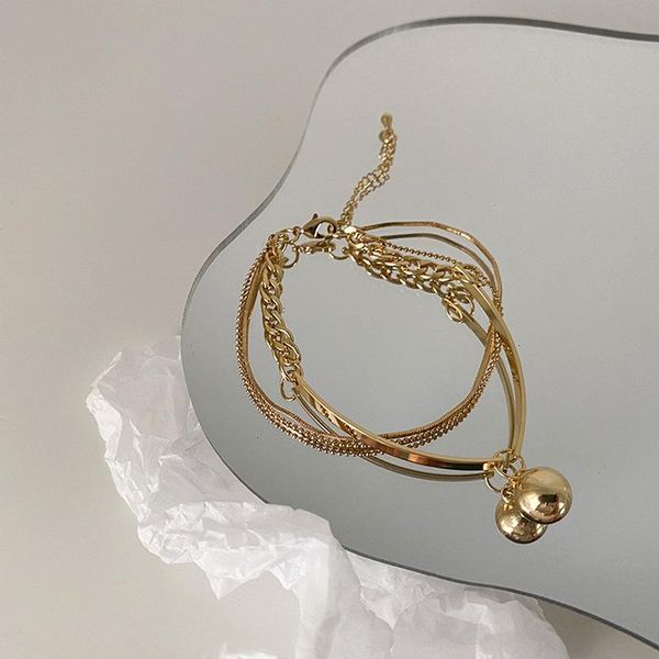 charm bracelets minar punk multi layered gold colour patchwork chain for women ladies metal ball pendant bracelet accessories, Golden;silver
charm bracelets minar punk multi layered gold colour patchwork chain for women ladies metal ball pendant bracelet accessories, Golden;silver