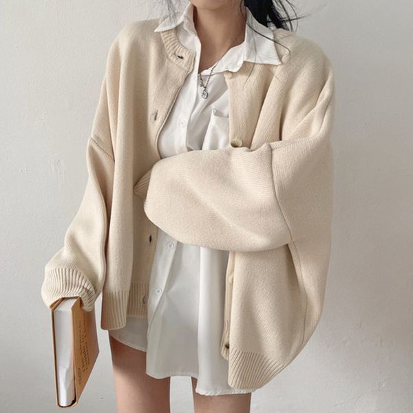women's sweaters onalippa cardigan mesh retro korean autumn around the neck single-breasted loose casual color solid sleeve sweater luz, White;black
women's sweaters onalippa cardigan mesh retro korean autumn around the neck single-breasted loose casual color solid sleeve sweater luz, White;black