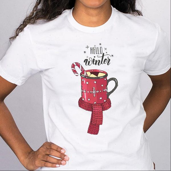 women merry christmas graphic cartoon warm winter cute 90s holiday tees clothes print lady female t shirt, White
women merry christmas graphic cartoon warm winter cute 90s holiday tees clothes print lady female t shirt, White