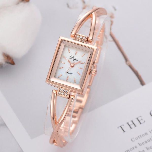 wristwatches lvpai brand watches women fashion luxury rose gold quartz watch square dial diamond cross strap bracelet p788, Slivery;brown
wristwatches lvpai brand watches women fashion luxury rose gold quartz watch square dial diamond cross strap bracelet p788, Slivery;brown