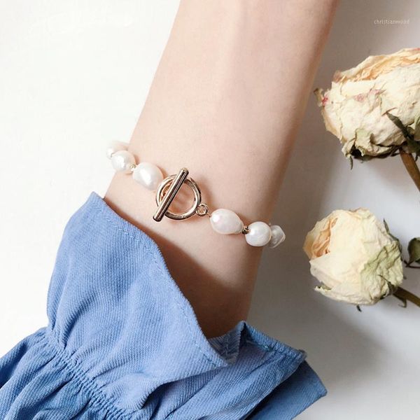 aomu round toggle clasp pearl bracelet genuine natural freshwater pearl bracelets dainty white bracelet for women 20201, Black
aomu round toggle clasp pearl bracelet genuine natural freshwater pearl bracelets dainty white bracelet for women 20201, Black