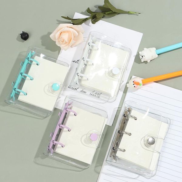 notepads cute transparent 3 ring mini loose-leaf notebook student portable hand book binder kawaii school supplies stationery, Purple;pink
notepads cute transparent 3 ring mini loose-leaf notebook student portable hand book binder kawaii school supplies stationery, Purple;pink