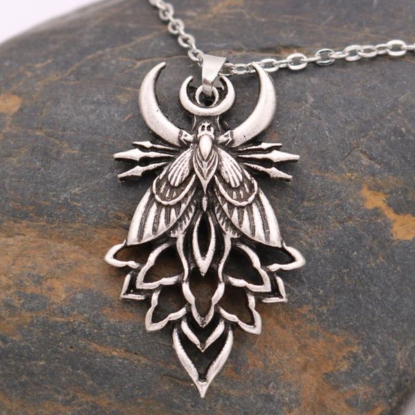 pendant necklaces punk moth skull dead head with moon necklace vintage horrible insect gothic darkness magic wizard jewelry for women cool g, Silver
pendant necklaces punk moth skull dead head with moon necklace vintage horrible insect gothic darkness magic wizard jewelry for women cool g, Silver