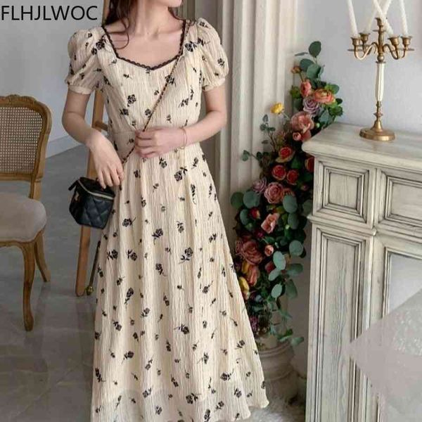 casual dresses korea chic gentle lady summer women feminine temperament retro vintage floral printed cotton blends cute long u7l7, Black;gray
casual dresses korea chic gentle lady summer women feminine temperament retro vintage floral printed cotton blends cute long u7l7, Black;gray