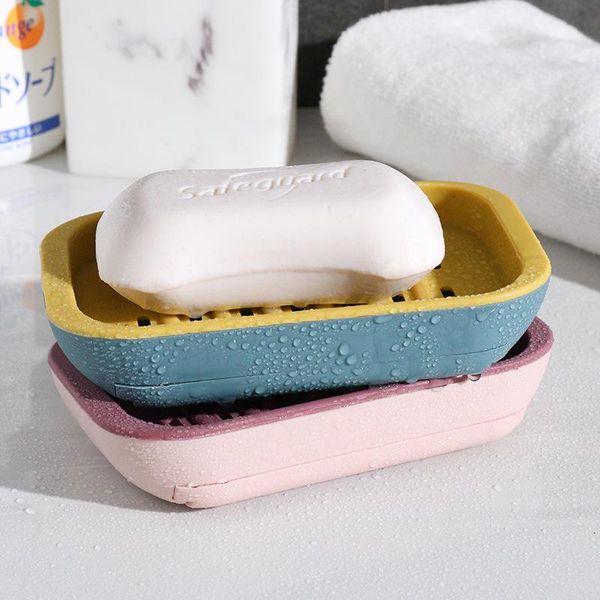 soap dishes drain box 2 layers holder bathroom shower dish storage plate tray supplies home gadgets
soap dishes drain box 2 layers holder bathroom shower dish storage plate tray supplies home gadgets