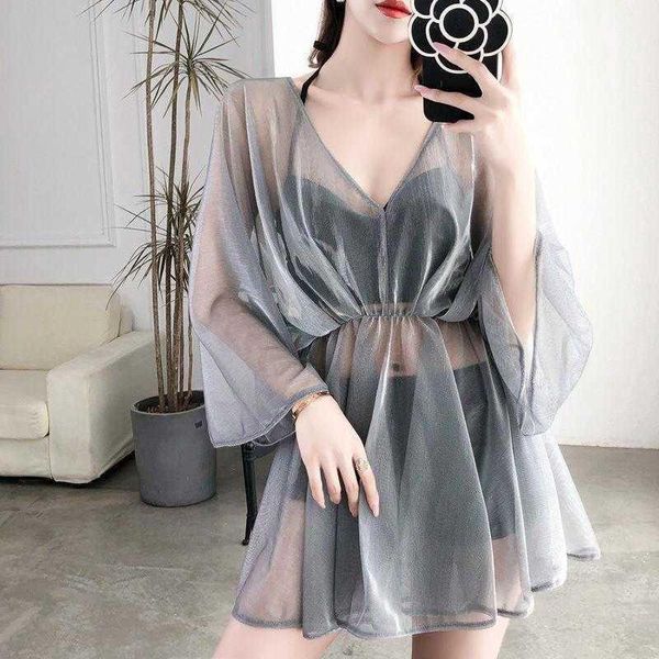 women's swimwear summer high waist three-piece seaside spring japanese and korean style swimming suit, White;black
women's swimwear summer high waist three-piece seaside spring japanese and korean style swimming suit, White;black