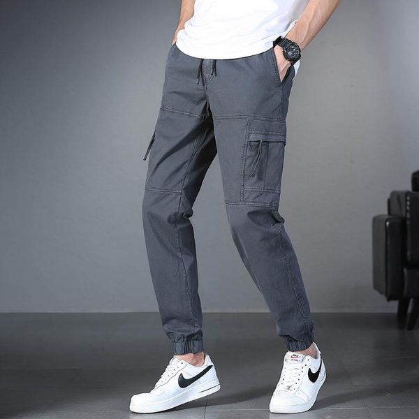 men's pants 2021 spring summer casual cargo cotton mens fashion elastic waist sports jogger men trendy streetwear, Black
men's pants 2021 spring summer casual cargo cotton mens fashion elastic waist sports jogger men trendy streetwear, Black