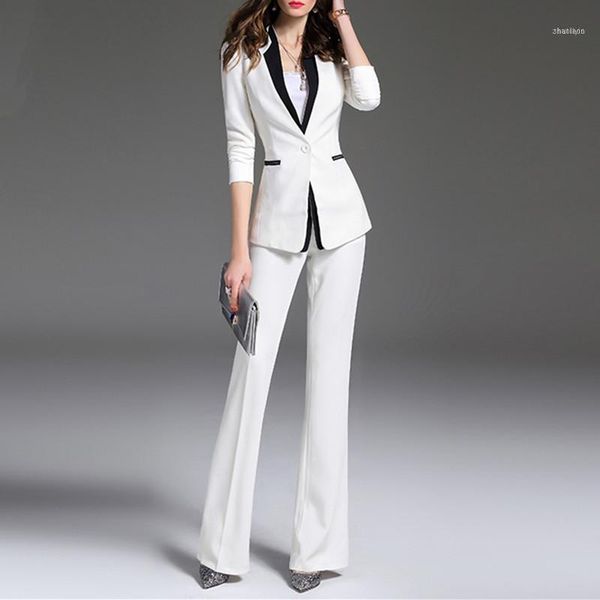 women's suit temperament waist ladies two-piece (jacket + pants) work casual professional wear custom made1, White
women's suit temperament waist ladies two-piece (jacket + pants) work casual professional wear custom made1, White