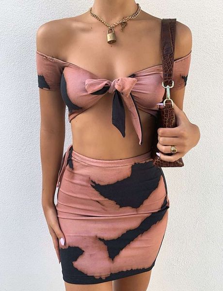 fashion pop ins tie dye open chest bandage back navel buttock skirt suit, Red;black
fashion pop ins tie dye open chest bandage back navel buttock skirt suit, Red;black
