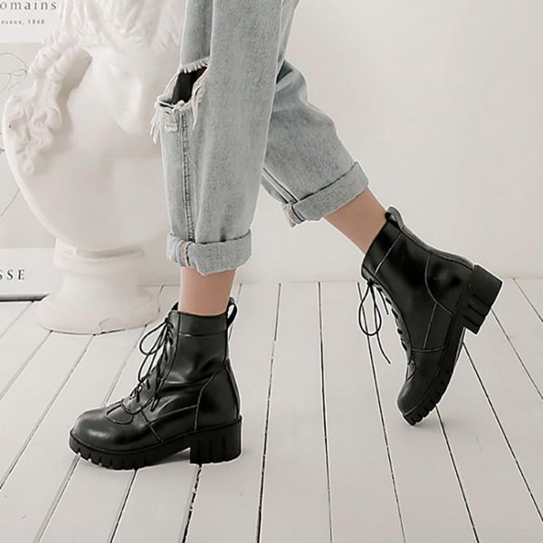 boots oversized women shoes ankle for ladies woman winter waterproof platform thick heel, Black
boots oversized women shoes ankle for ladies woman winter waterproof platform thick heel, Black