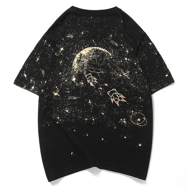 t shirts arrival hip hop brand clothing space star printing short loose big casual cotton o-neck shirt men tshirt, White;black
t shirts arrival hip hop brand clothing space star printing short loose big casual cotton o-neck shirt men tshirt, White;black