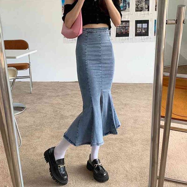 summer chic fashion solid womens skirts color casual washed denim all-match ruffled trumpet stretch high waist ladies skirt, Black
summer chic fashion solid womens skirts color casual washed denim all-match ruffled trumpet stretch high waist ladies skirt, Black