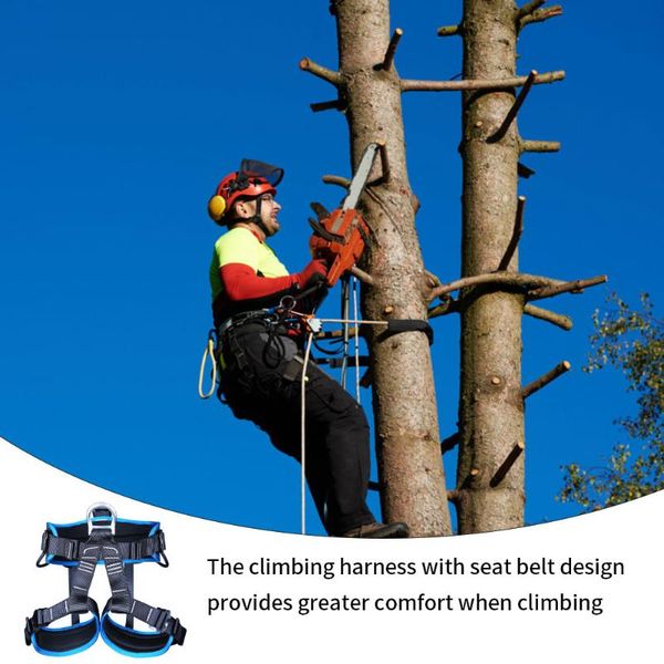 professional rock climbing harnesses full body safety belt anti fall removable gear altitude protection equipment drop cords, slings and web
professional rock climbing harnesses full body safety belt anti fall removable gear altitude protection equipment drop cords, slings and web