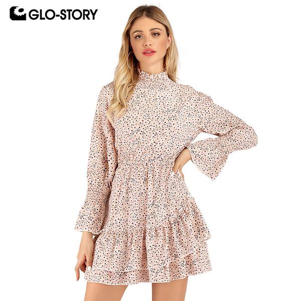 casual dresses glo-story 2021 autumn fashion chiffon girl style women ruffles dress long sleeve mini vestidos for female, Black;gray
casual dresses glo-story 2021 autumn fashion chiffon girl style women ruffles dress long sleeve mini vestidos for female, Black;gray