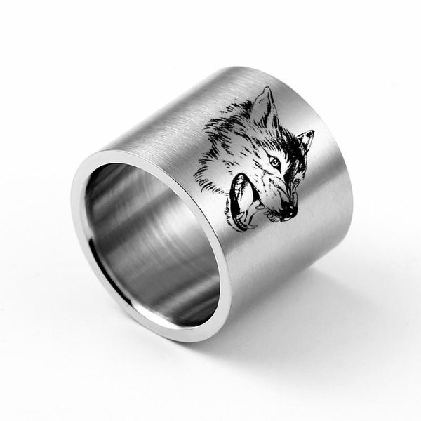 wedding rings 18mm dull silver color vintage titanium ring for men personalized wolf, Slivery;golden
wedding rings 18mm dull silver color vintage titanium ring for men personalized wolf, Slivery;golden