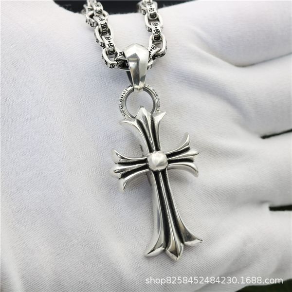 classic crosin ch ch croquetai silver cross pendant trend hip hop punk ins couple letter necklace
classic crosin ch ch croquetai silver cross pendant trend hip hop punk ins couple letter necklace