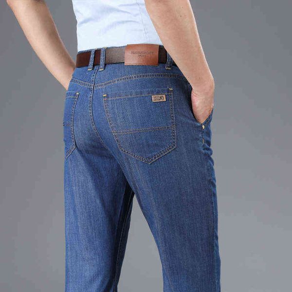 men's jeans 2021 jeans spring and summer thin casual men's busins high waist elastic straight pants, Blue
men's jeans 2021 jeans spring and summer thin casual men's busins high waist elastic straight pants, Blue